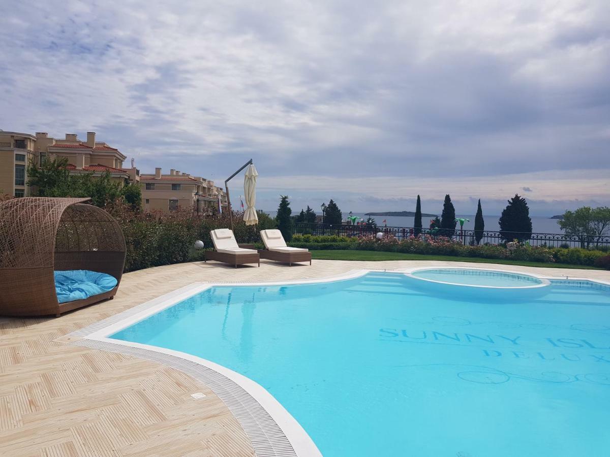 Apartmán Sea Garden Delux Černomorec Exteriér fotografie